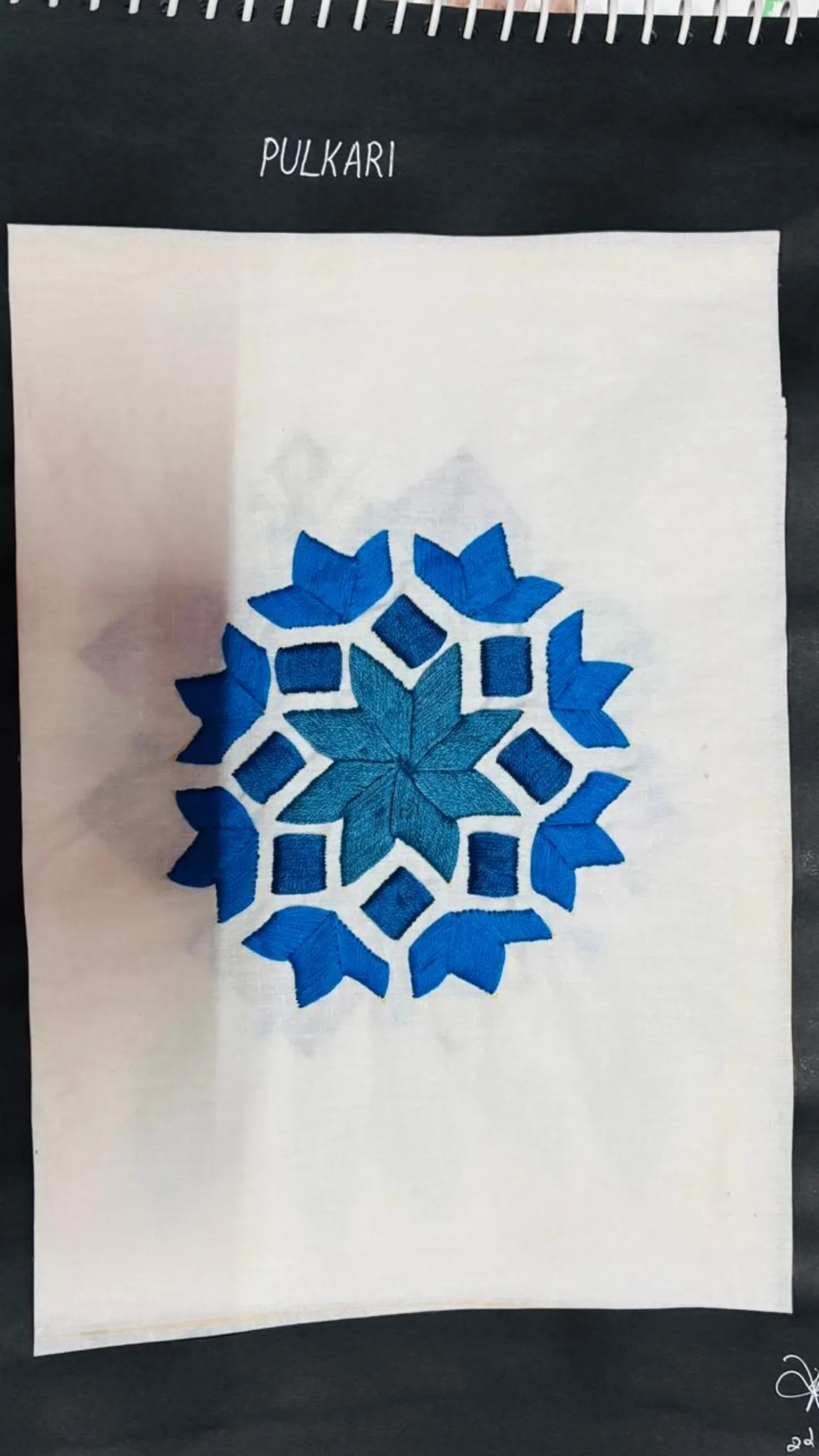 Phulkari embroidery