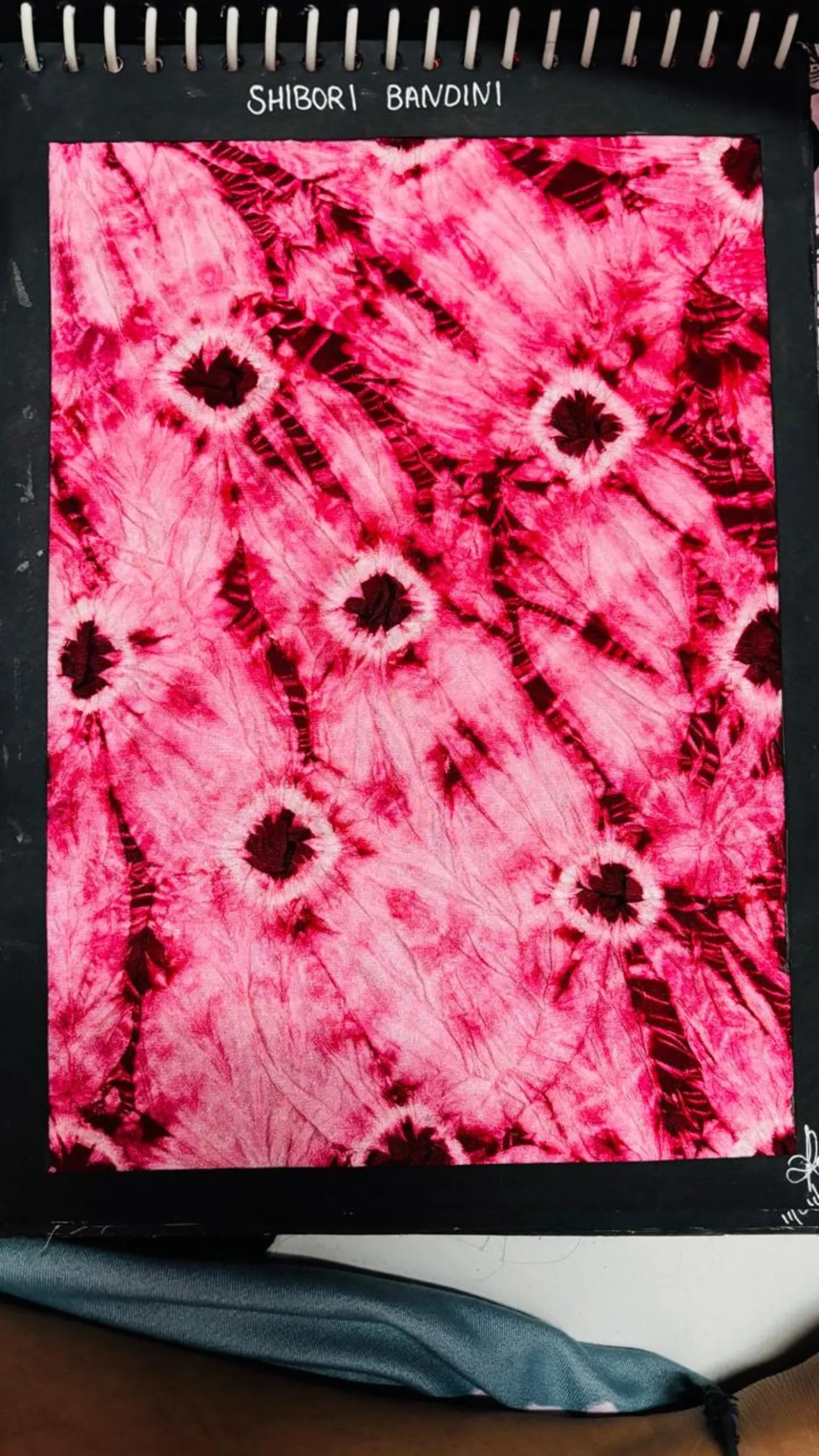 Shibori with bandhani